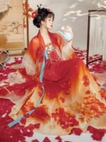 Chinese Tang Dynasty Hanfu Dress Female