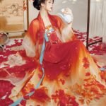 Chinese Tang Dynasty Hanfu Dress Female