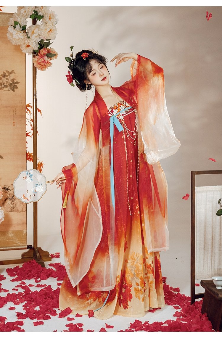 Chinese Tang Dynasty Hanfu Dress Female