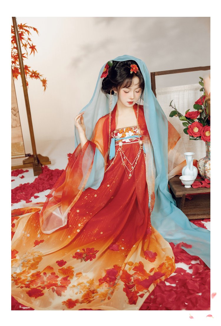 Chinese Tang Dynasty Hanfu Dress Female