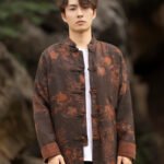 Chinese Tang Suit Loose Tang Style Men’s Jacket