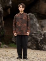 Chinese Tang Suit Loose Tang Style Men’s Jacket - Image 3