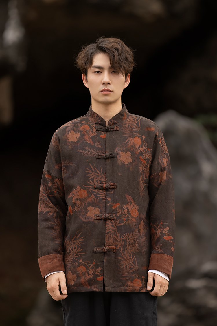 Chinese Tang Suit Loose Tang Style Men's Jacket
