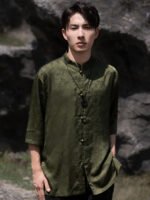 Chinese Tang Suit Shirt Men’s Casual Summer Top - Image 3