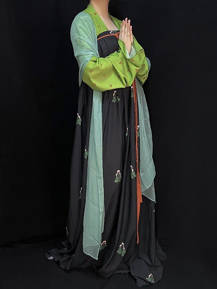 Chinese Traditional Clothes Hanfu Tang Style Dress