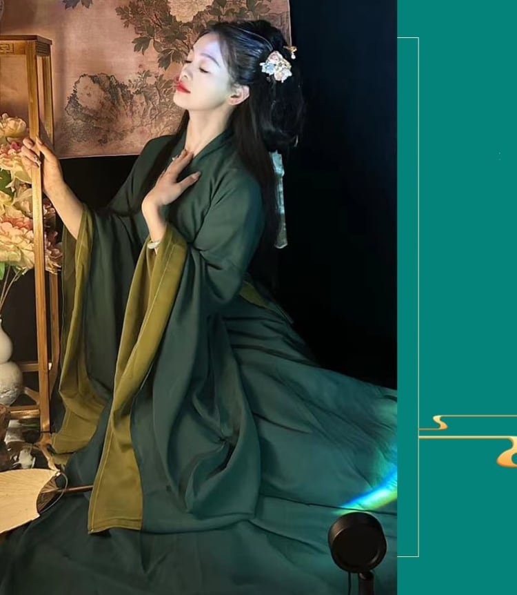 Chinese Traditional Clothes Wei Jin Style Hanfu Female