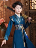Chinese Traditional Clothing Tang Suit Boy - Image 2