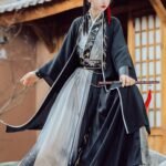 Chinese Traditional Clothing Hanfu Dress Black Hanfu Cospaly