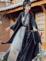 Chinese Traditional Clothing Hanfu Dress Black Hanfu Cospaly
