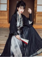 Chinese Traditional Clothing Hanfu Dress Black Hanfu Cospaly - Image 2