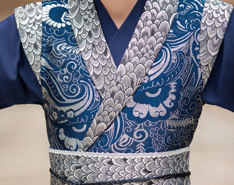 Chinese Traditional Costume Boy Martial Arts Performance Costume
