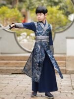 Chinese Traditional Costume Boy Martial Arts Performance Costume - Image 2