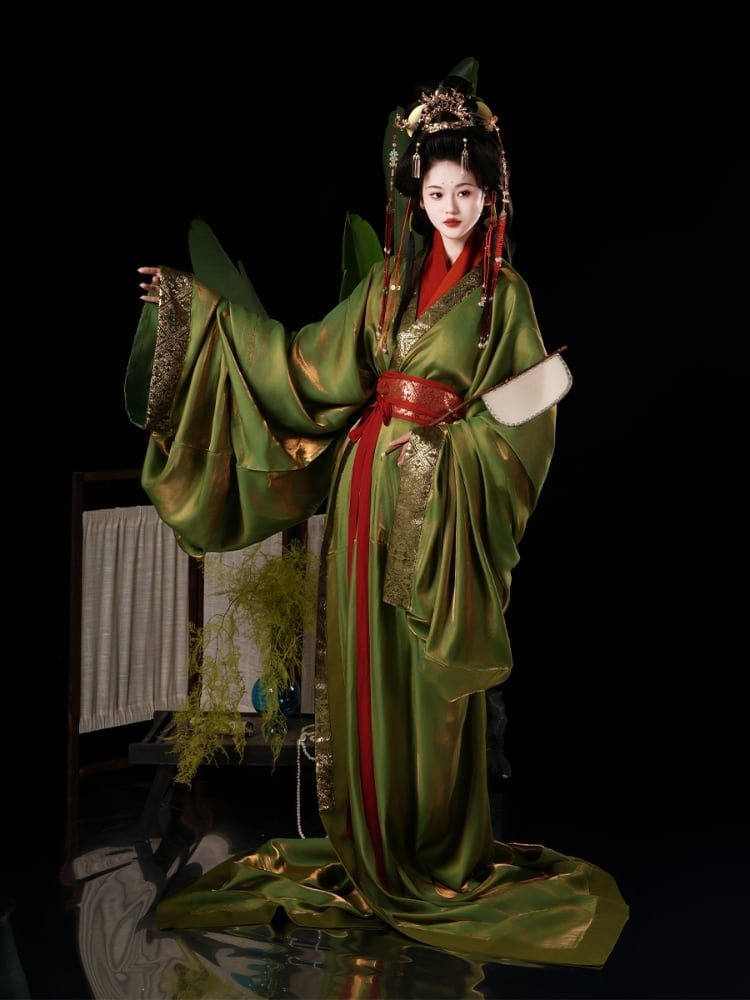Chinese Traditional Costume Warring States Hanfu Robe