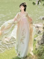 Chinese Traditional Dress For Female Embroidery Hanfu - Image 2