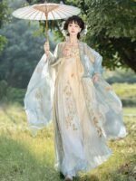 Chinese Traditional Dress For Female Embroidery Hanfu - Image 5