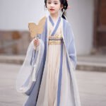 Chinese Traditional Dress For Girls Wei-Jin Style Hanfu