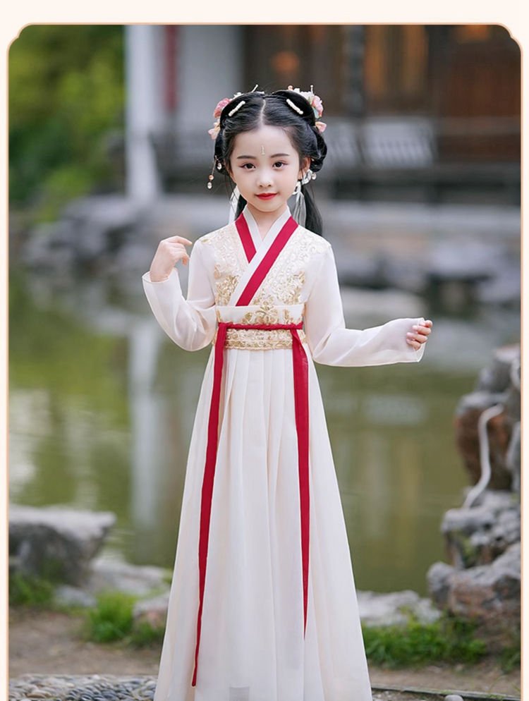 Chinese Traditional Dress For Girls Wei-Jin Style Hanfu