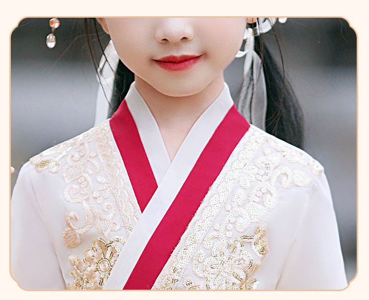 Chinese Traditional Dress For Girls Wei-Jin Style Hanfu