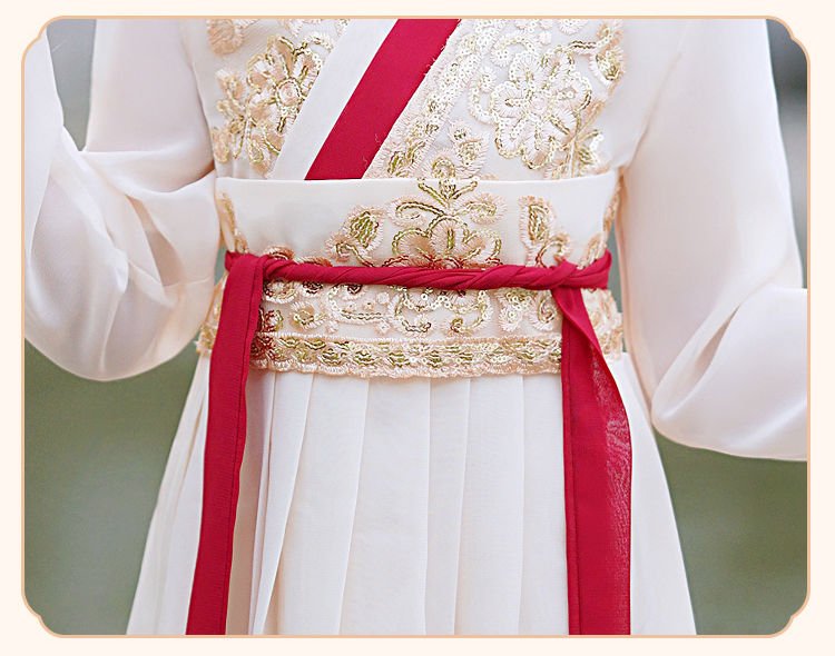 Chinese Traditional Dress For Girls Wei-Jin Style Hanfu