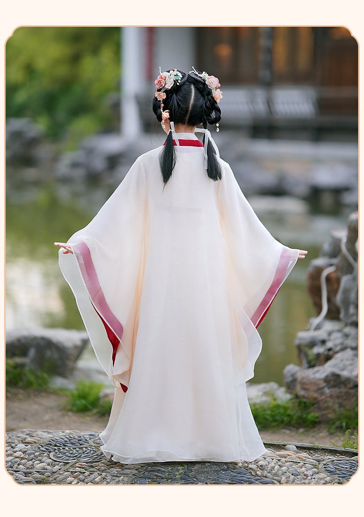 Chinese Traditional Dress For Girls Wei-Jin Style Hanfu
