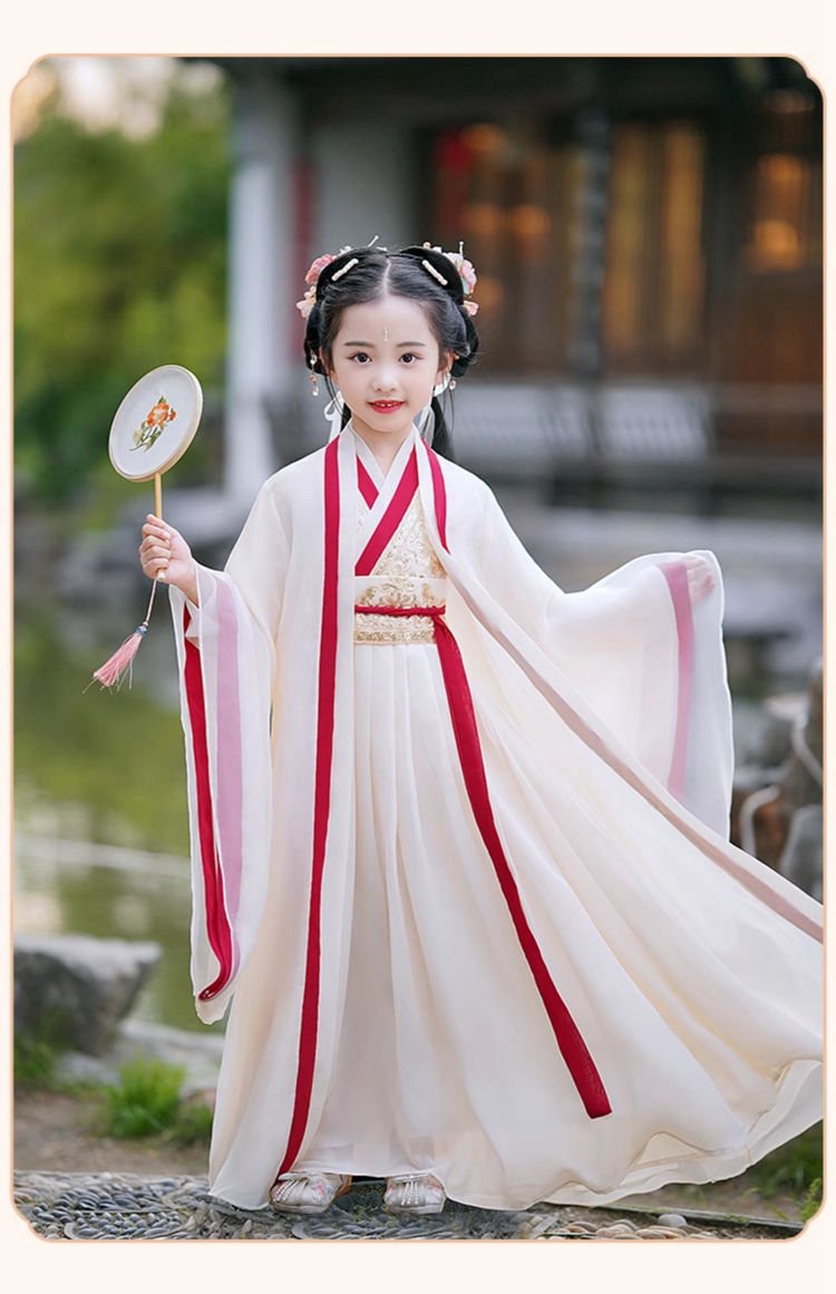 Chinese Traditional Dress For Girls Wei-Jin Style Hanfu