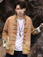 Chinese Traditional Jacket Men’s Loose Fitting Coat