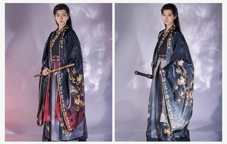 Chinese Traditional Dress For Male Jin Style Hanfu