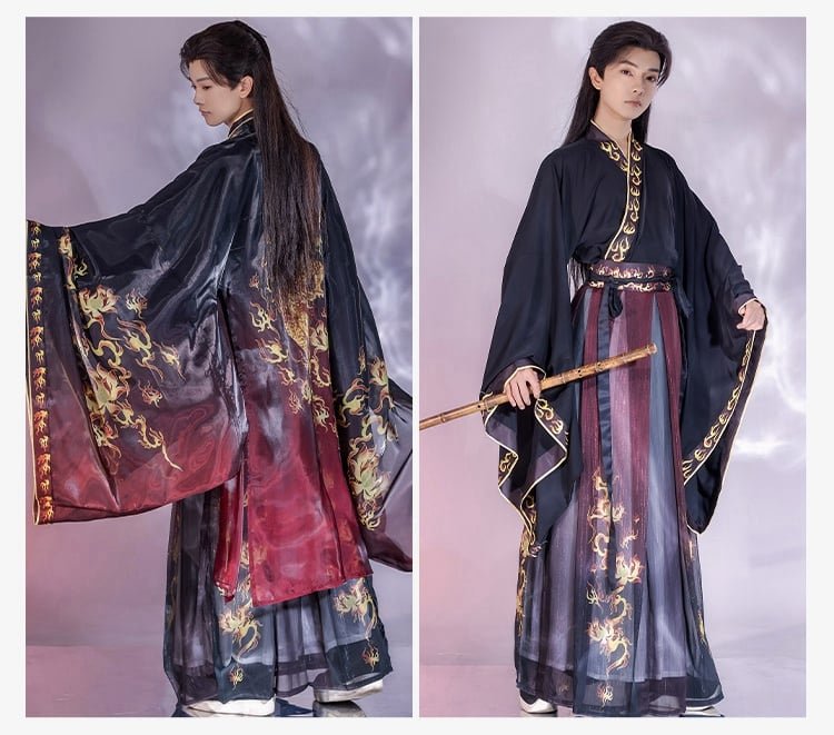 Chinese Traditional Dress For Male Jin Style Hanfu