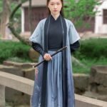 Chinese Wei Dynasty Clothing Ancient Xiake Hanfu Unisex