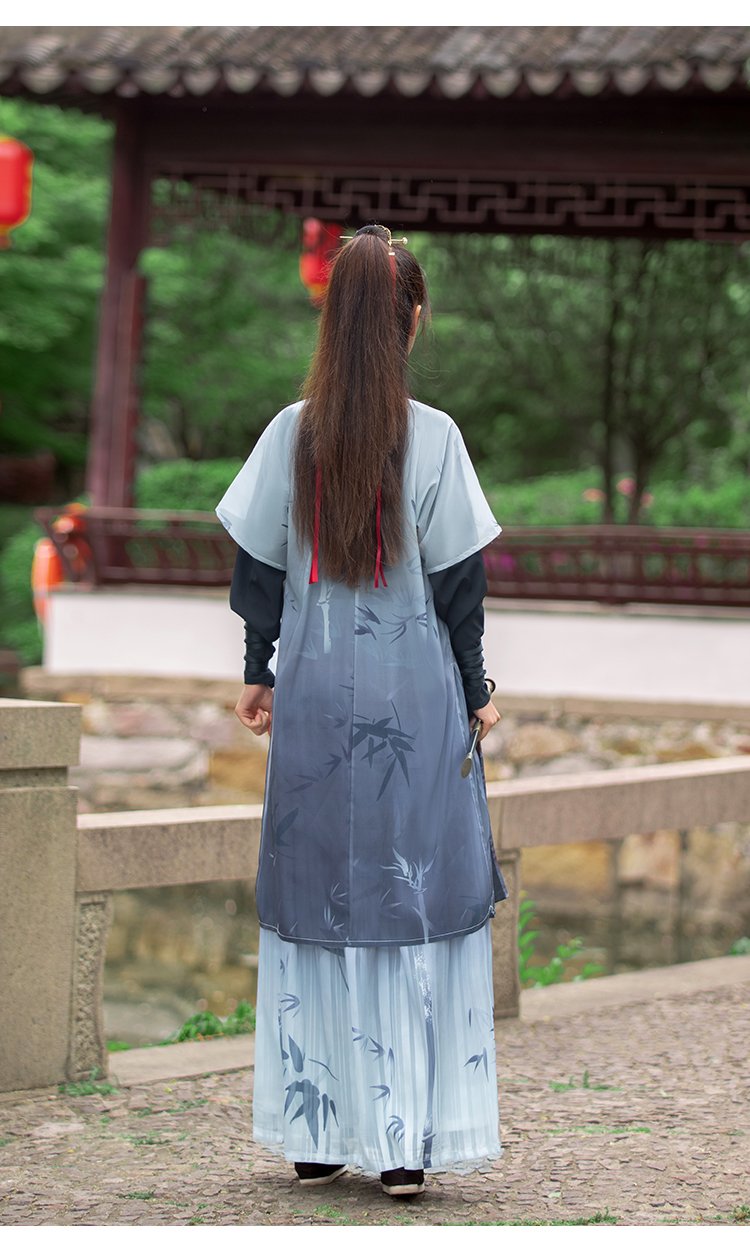 Chinese Wei Dynasty Clothing Ancient Xiake Hanfu Unisex