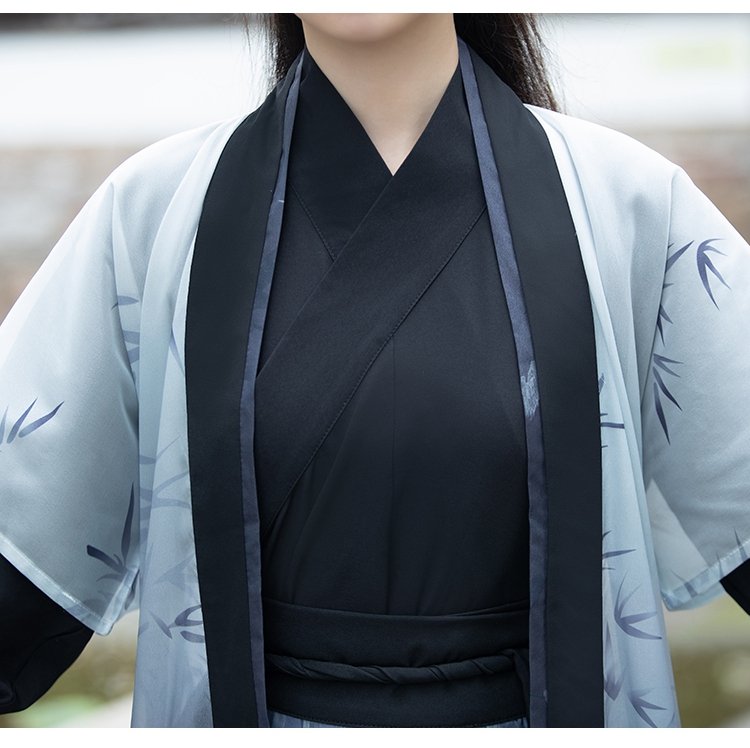 Chinese Wei Dynasty Clothing Ancient Xiake Hanfu Unisex