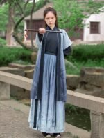 Chinese Wei Dynasty Clothing Ancient Xiake Hanfu Unisex - Image 4
