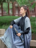 Chinese Wei Dynasty Clothing Ancient Xiake Hanfu Unisex - Image 5
