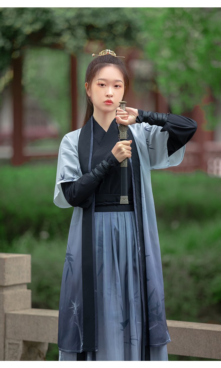 Chinese Wei Dynasty Clothing Ancient Xiake Hanfu Unisex