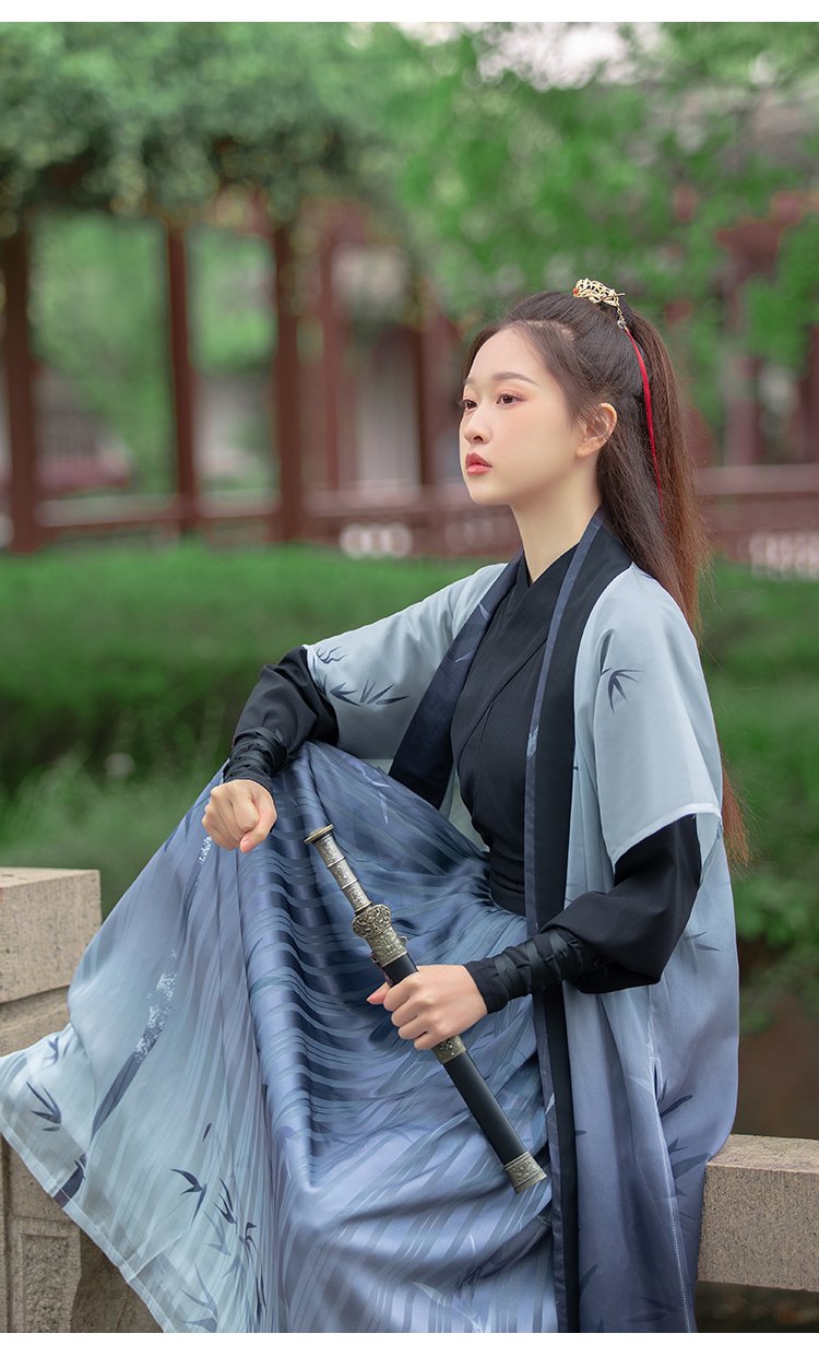 Chinese Wei Dynasty Clothing Ancient Xiake Hanfu Unisex