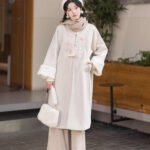 Chinese Winter Clothing fashion hanfu Jacket Pants