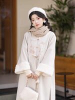 Chinese Winter Clothing fashion hanfu Jacket Pants - Image 3