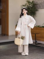 Chinese Winter Clothing fashion hanfu Jacket Pants - Image 4