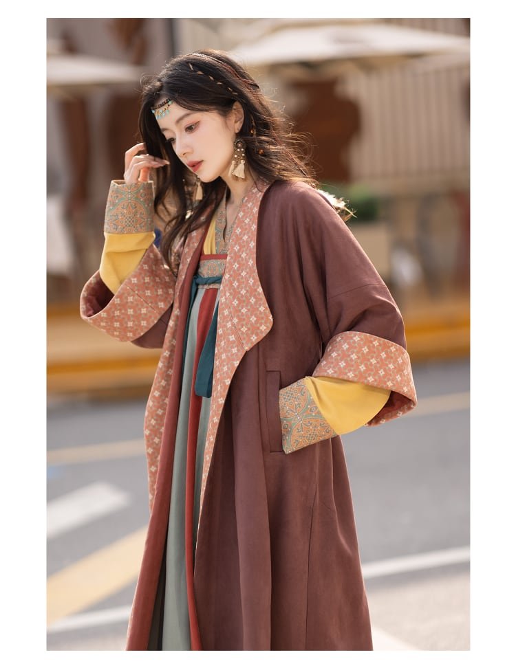 Chinese Winter Hanfu Tang Dynasty Dress Female