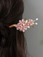 Chinese Wood Hair Pin Sakura Hair Stick - Image 2