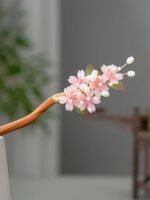 Chinese Wood Hair Pin Sakura Hair Stick