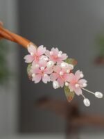 Chinese Wood Hair Pin Sakura Hair Stick - Image 4