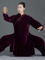 Clothes to Wear for Tai Chi Gold Velvet Tai Chi Suit