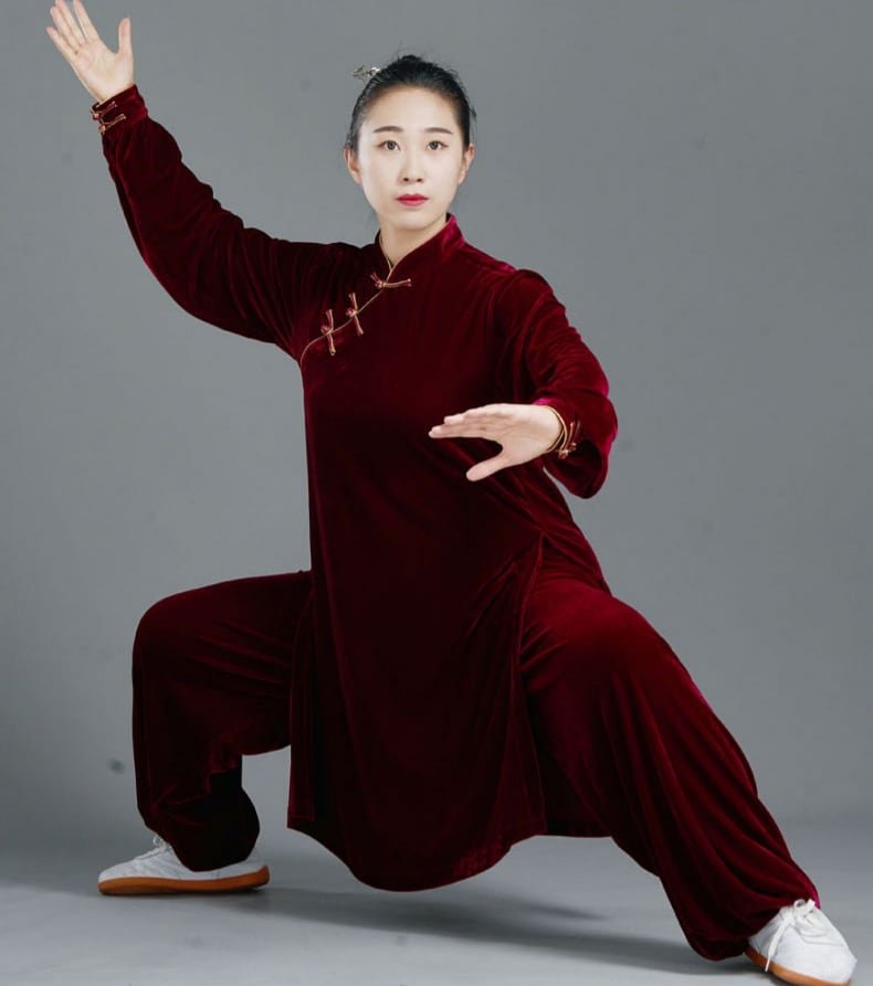 Clothes to Wear for Tai Chi Gold Velvet Tai Chi Suit