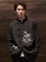 Cool Shirts For Men Embroidery Chinese Tang Suit Jacket - Image 2