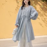 Cotton Hanfu Modern Style Embroidered Hanfu Set