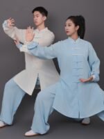 Cotton Linen Tai Chi Suit for Male and Female
