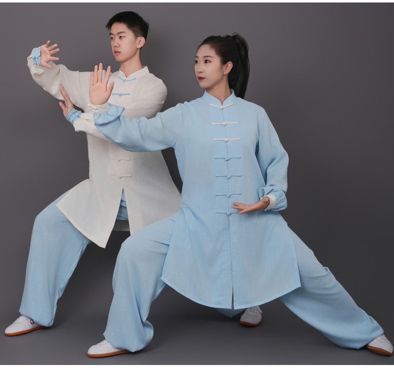 Cotton Linen Tai Chi Suit for Male and Female