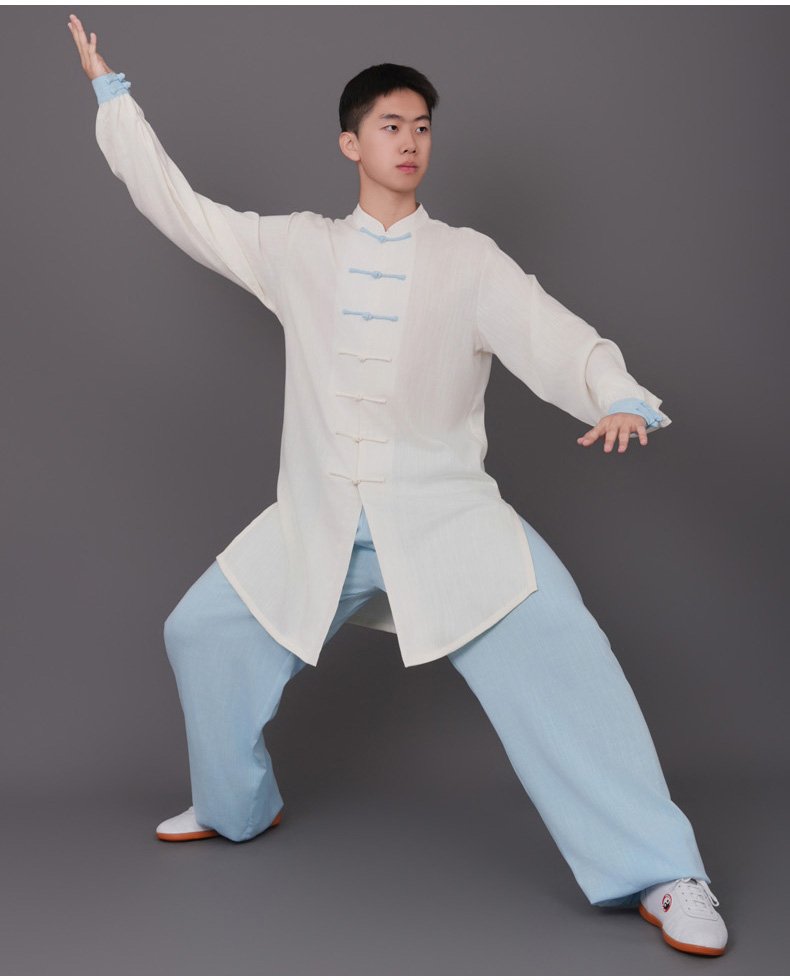 Cotton Linen Tai Chi Suit for Male and Female