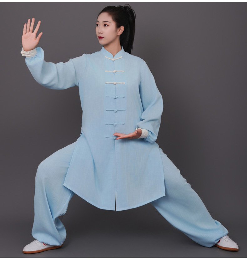 Cotton Linen Tai Chi Suit for Male and Female